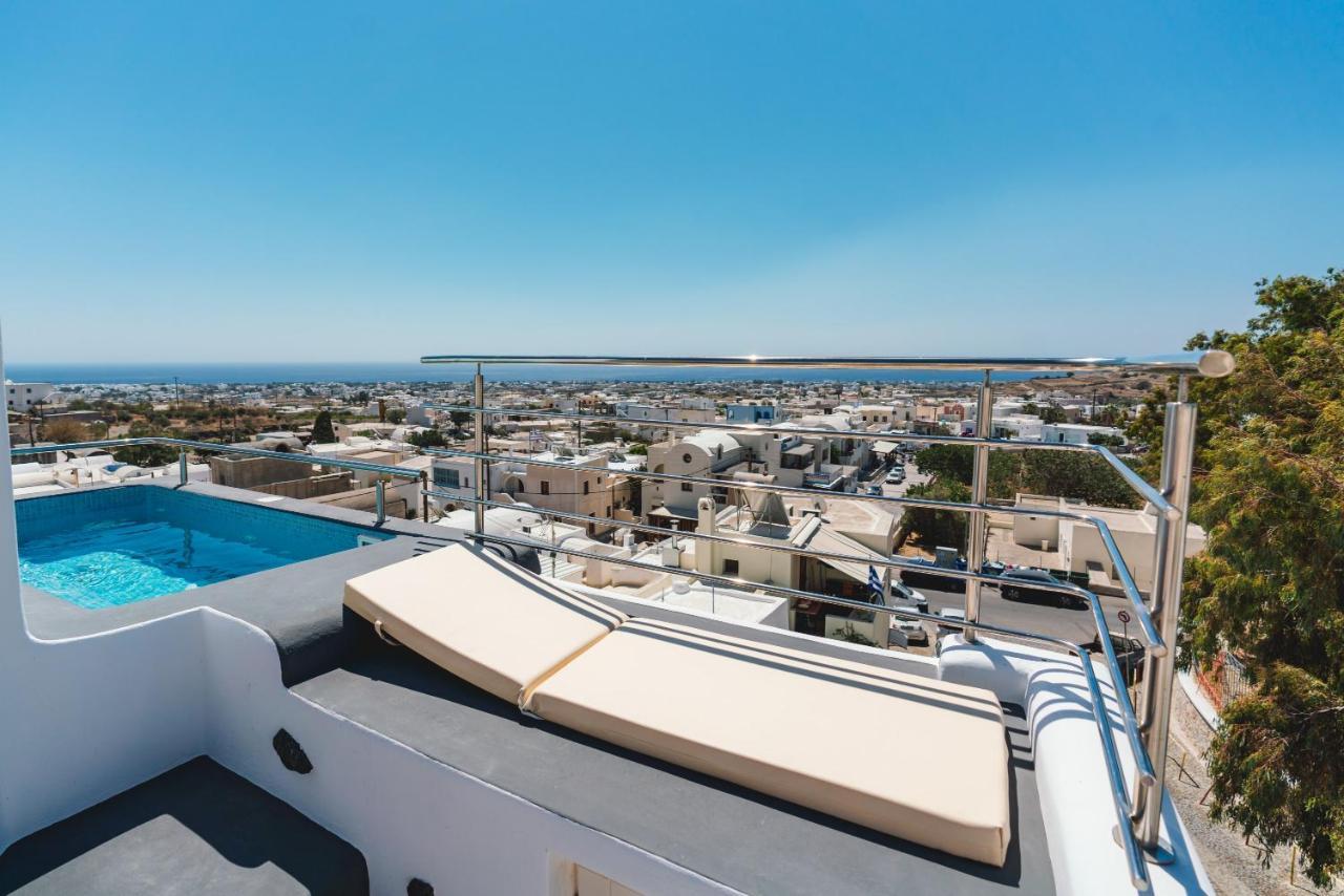 Lux House With Outdoor Jacuzzi And Sea View In Santorini Apartment Emporio  Exterior photo